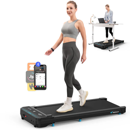 Walking Pad Treadmill with Auto Incline, 2.5HP Quiet Under Desk Treadmill for Home & Office